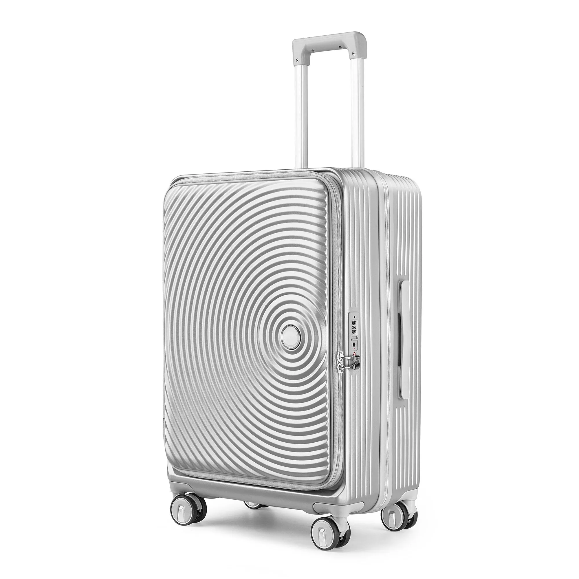 3 Piece (20/24/28) Expandable Luggage Sets with TSA Lock and Spinner Wheels, Hardsided Luggage with Front Pocket
