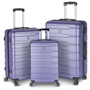 3-Piece Luggage Set w/ Spinner Wheels & TSA Lock