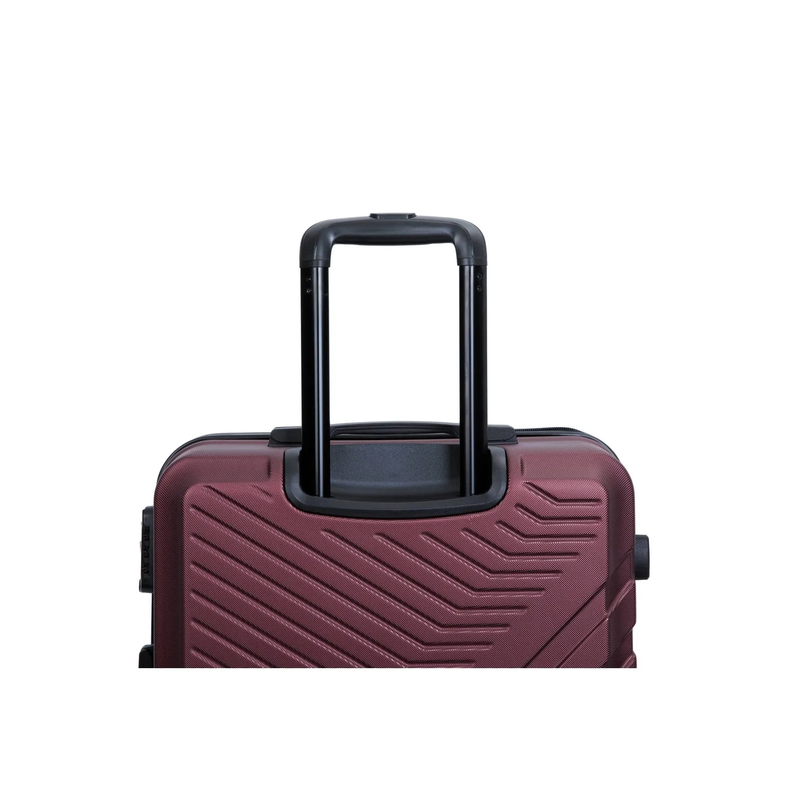 3 Piece Luggage Sets ABS Lightweight Suitcase with Two Hooks, Spinner Wheels, TSA Lock, (20/24/28)