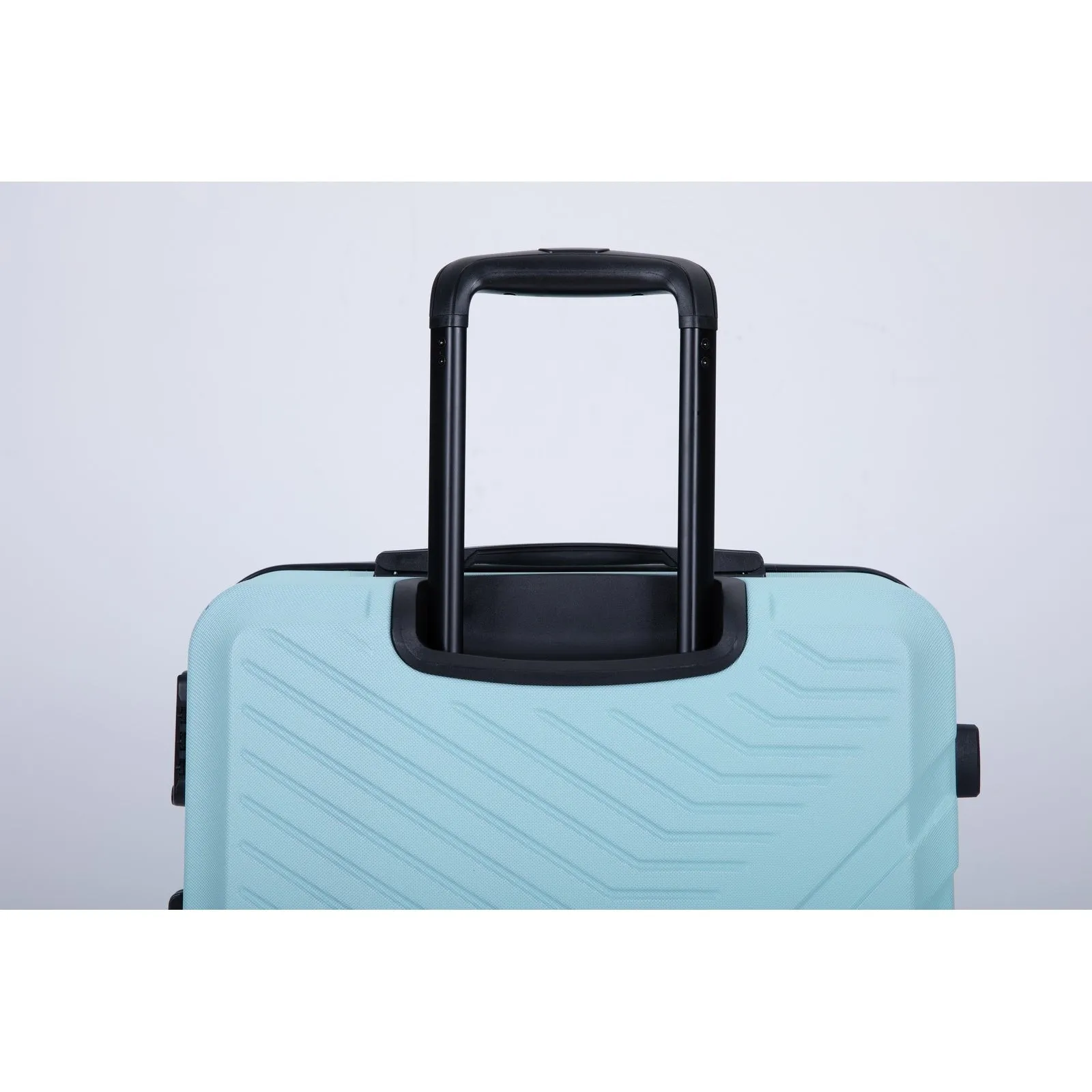 3 Piece Luggage Sets ABS Lightweight Suitcase with Two Hooks, Spinner Wheels, TSA Lock, (20/24/28)