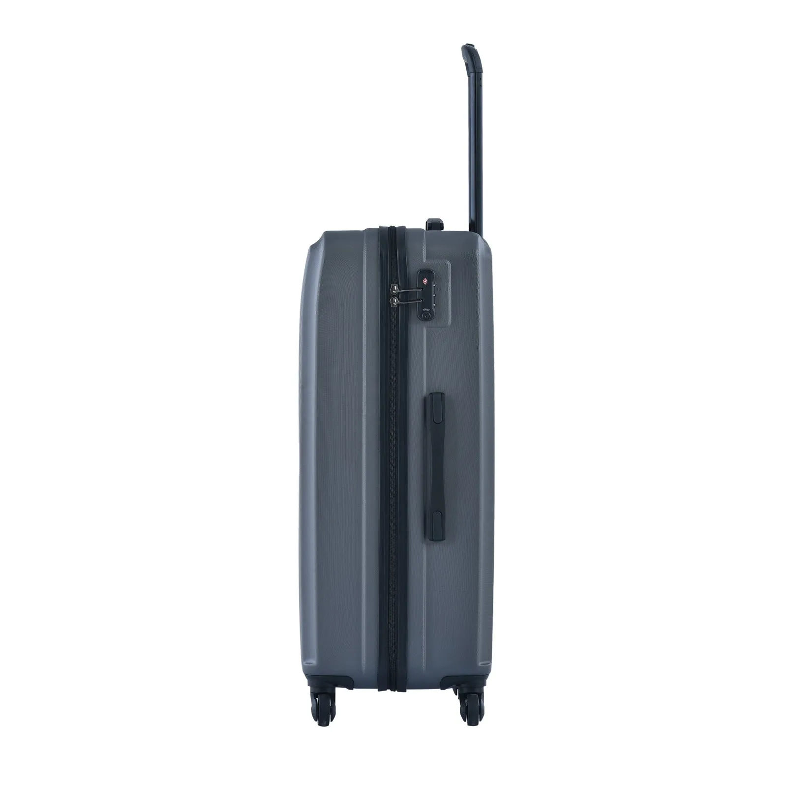 3 Piece Luggage Sets ABS Lightweight Suitcase with Two Hooks, Spinner Wheels, TSA Lock, (20/24/28)