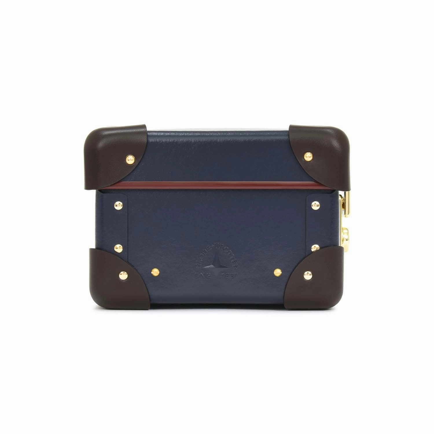 Centenary · 3-Slot Watch Case | Navy/Cocoa