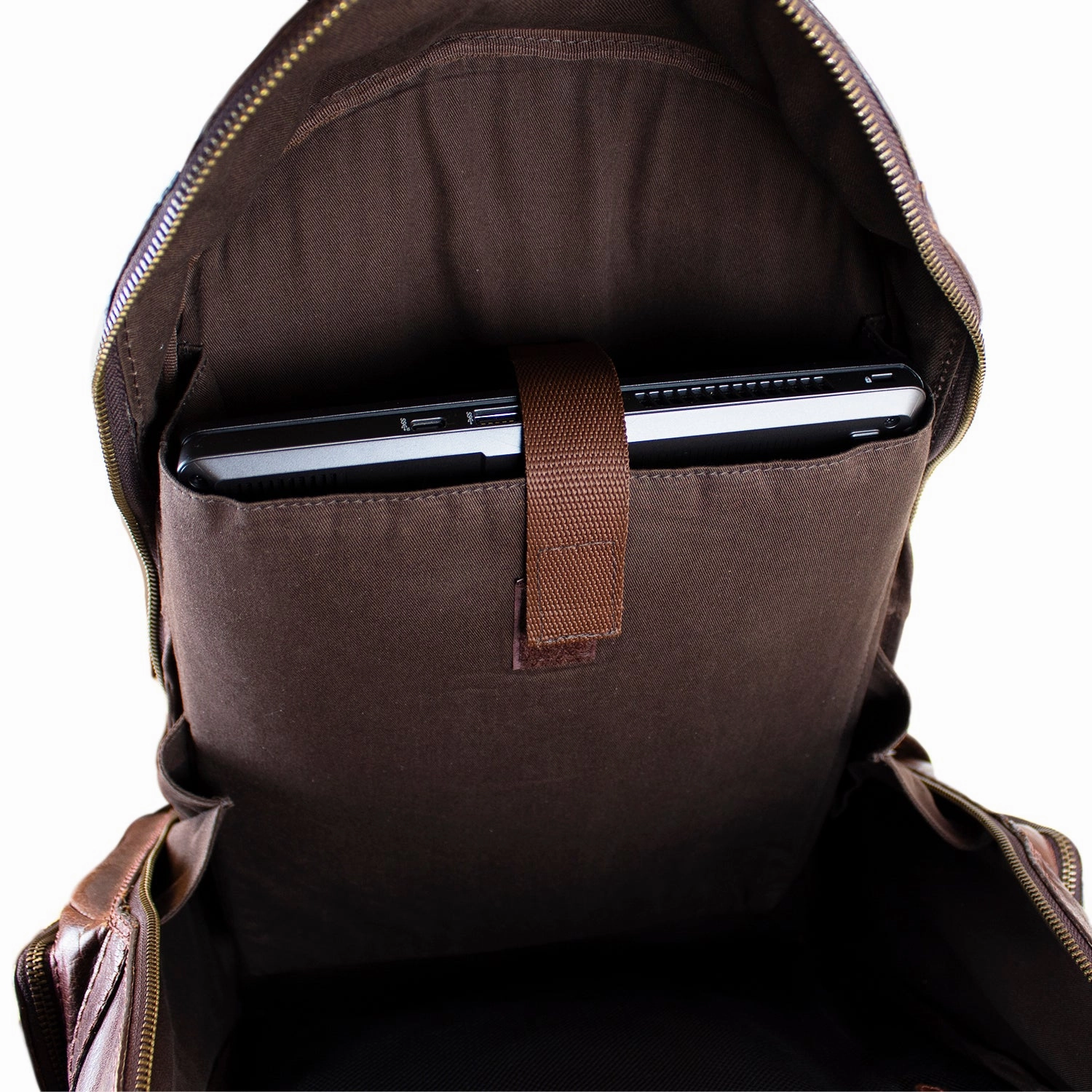 Cheyenne Hand-Stained Water Buffalo Deluxe Laptop Backpack