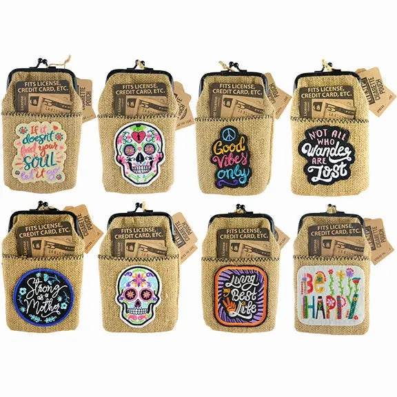 Hemp Cigarette Pouch - 8 Pieces Per Retail Ready Display 27494