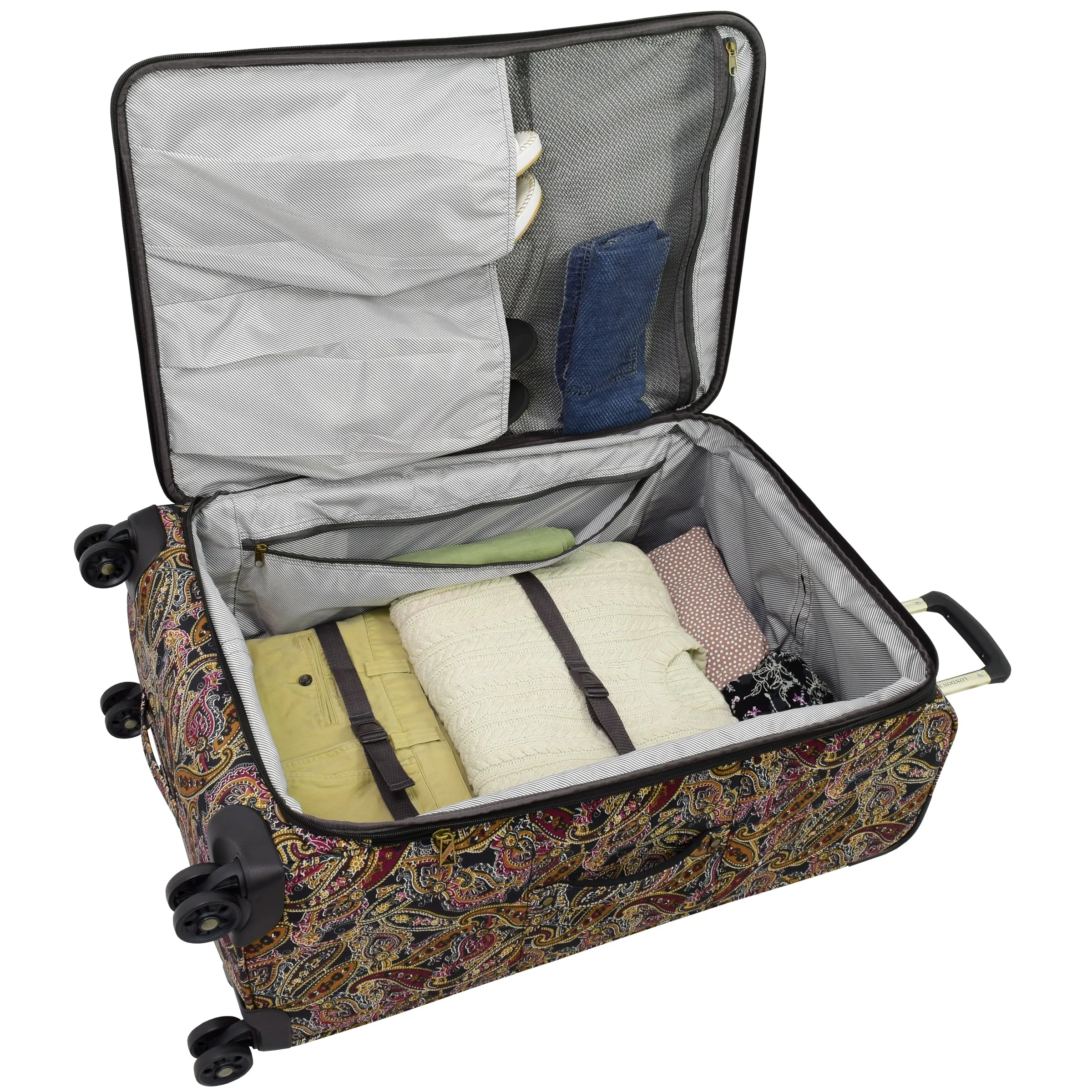 London Fog Cranford Collection 25" 4-Wheel Medium Luggage