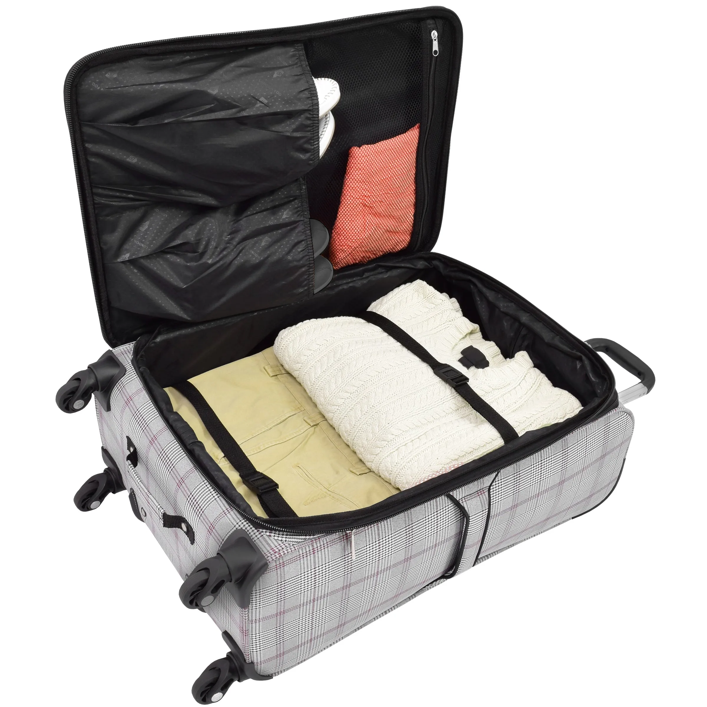 London Fog Knightsbridge 21" 4-Wheel Carry-On Luggage