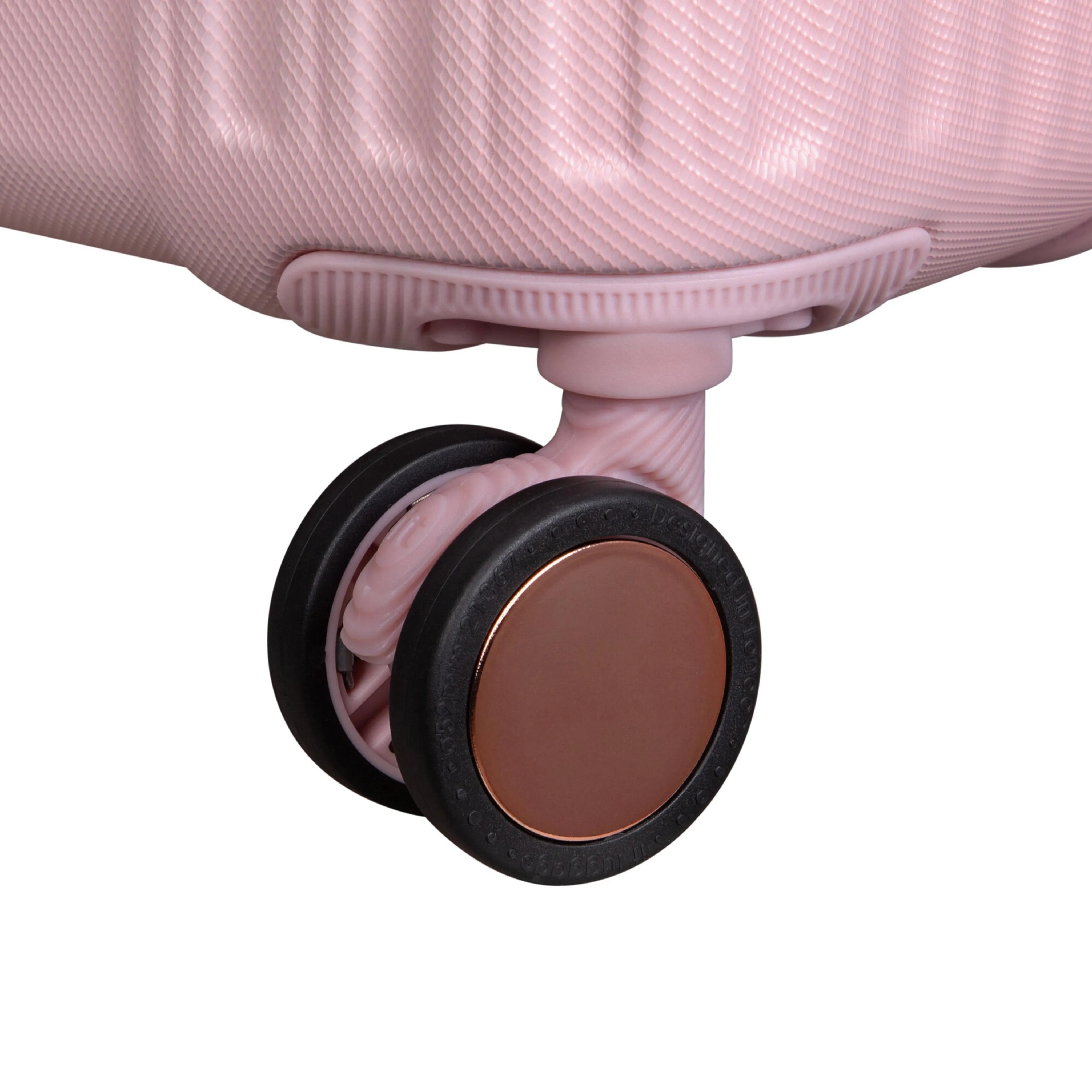 Luxuriant 27" Hardside Checked 8 Wheel Expandable Spinner (Prada Pink)