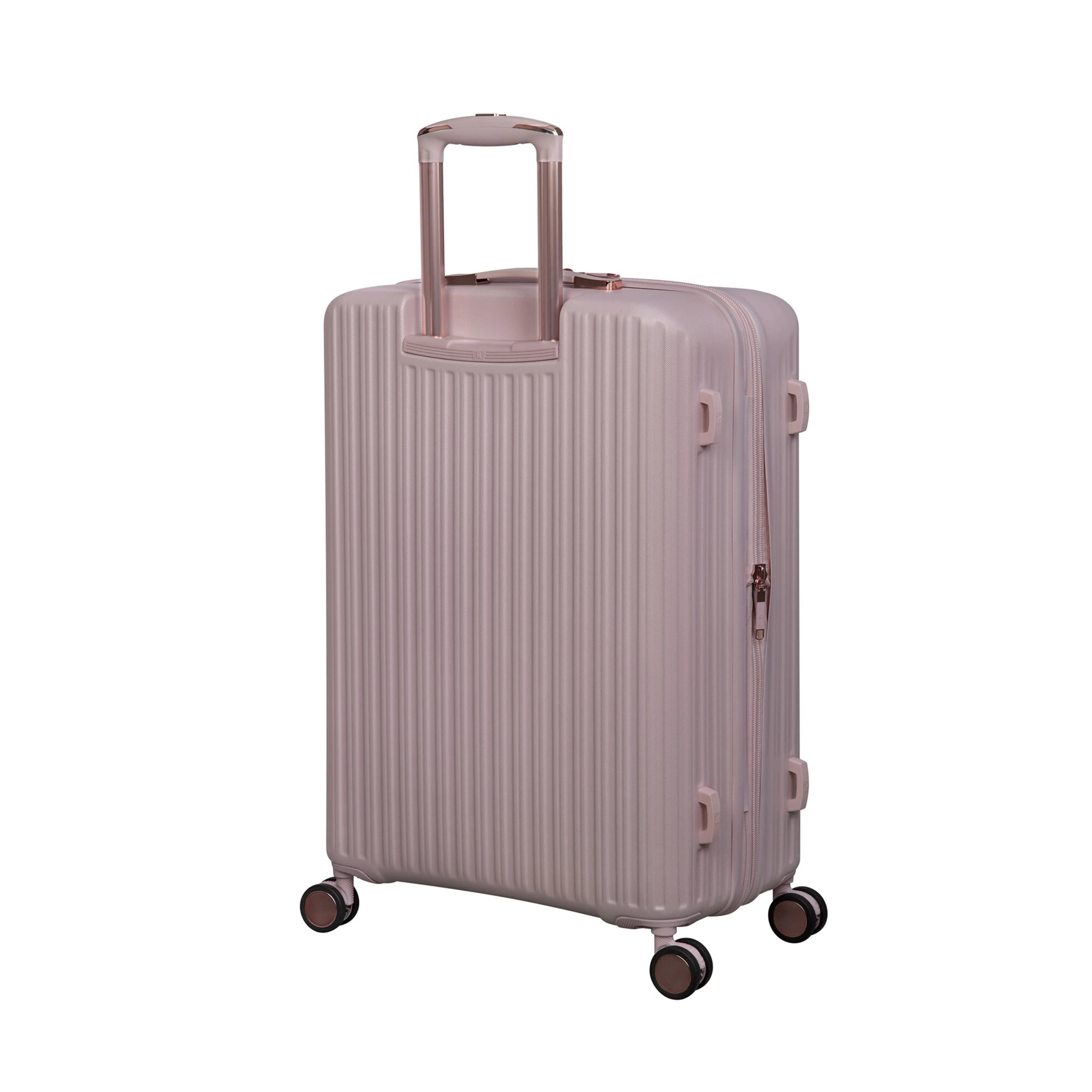 Luxuriant 27" Hardside Checked 8 Wheel Expandable Spinner (Prada Pink)