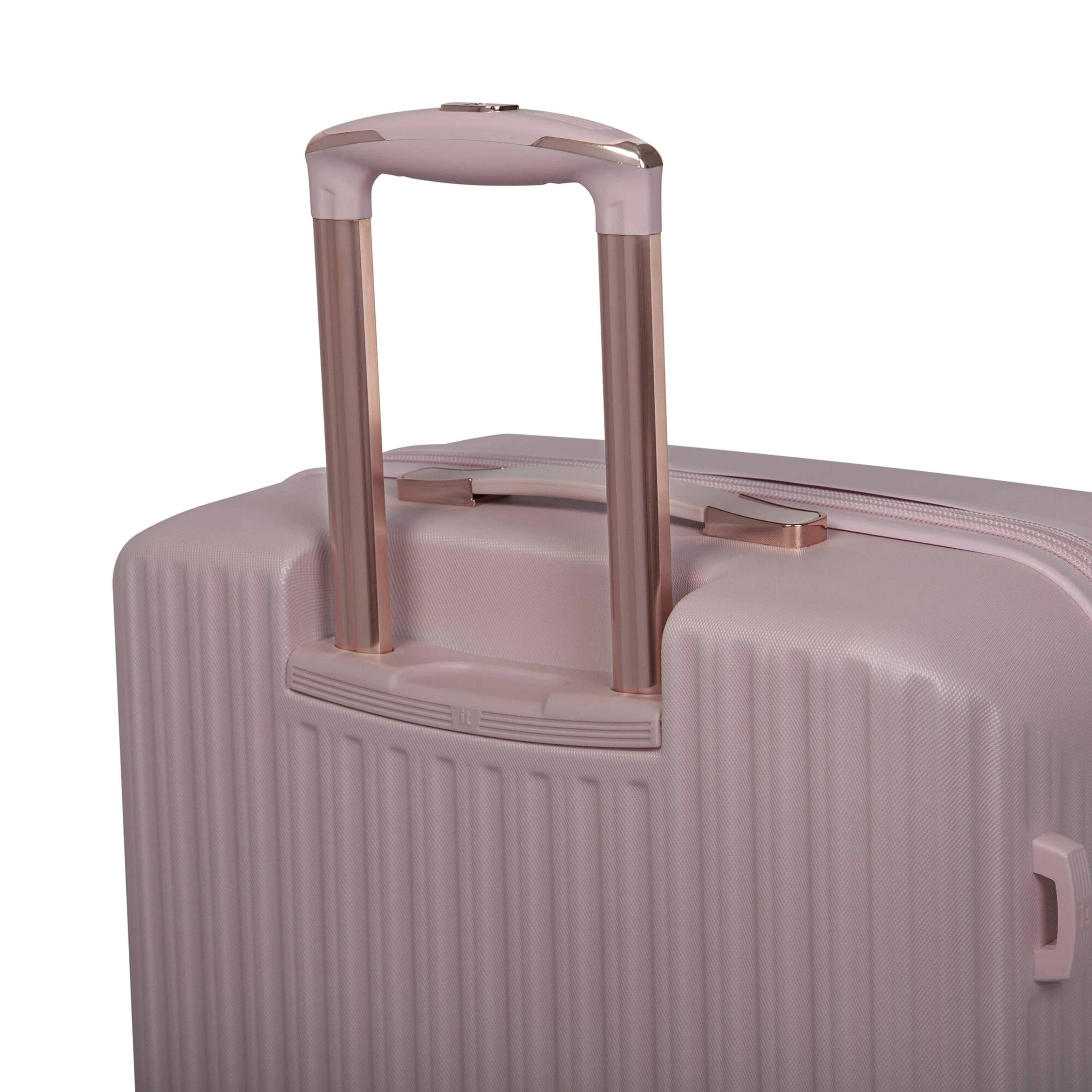 Luxuriant 27" Hardside Checked 8 Wheel Expandable Spinner (Prada Pink)