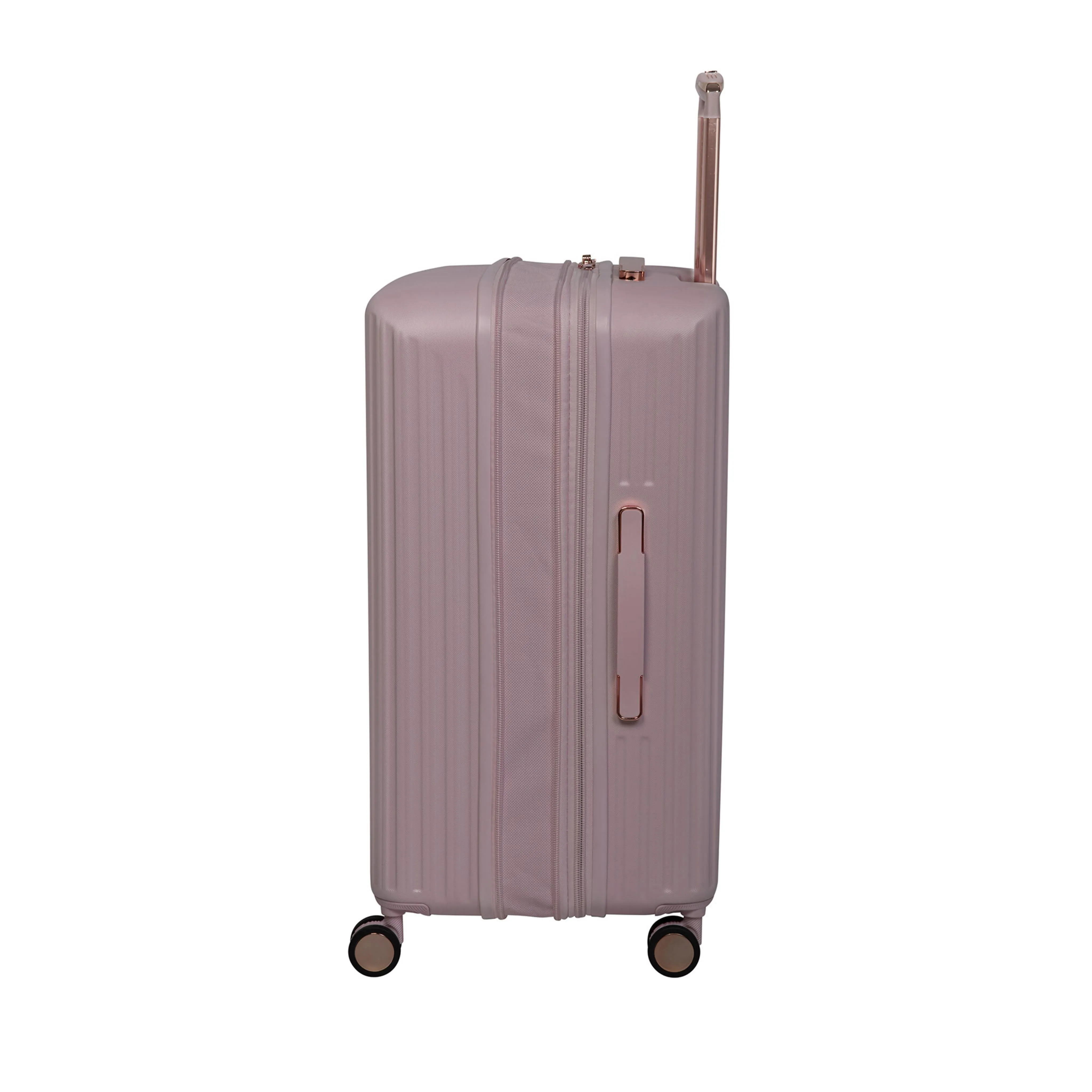 Luxuriant 27" Hardside Checked 8 Wheel Expandable Spinner (Prada Pink)