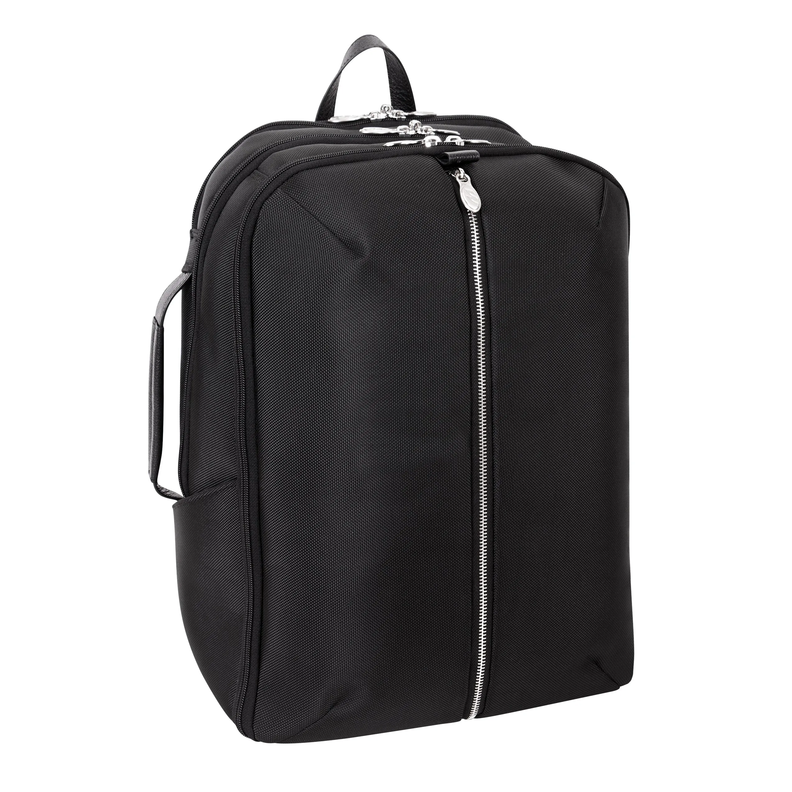 McKlein USA Englewood 17" Nylon Triple Compartment Carry-All Laptop & Tablet Weekend Backpack