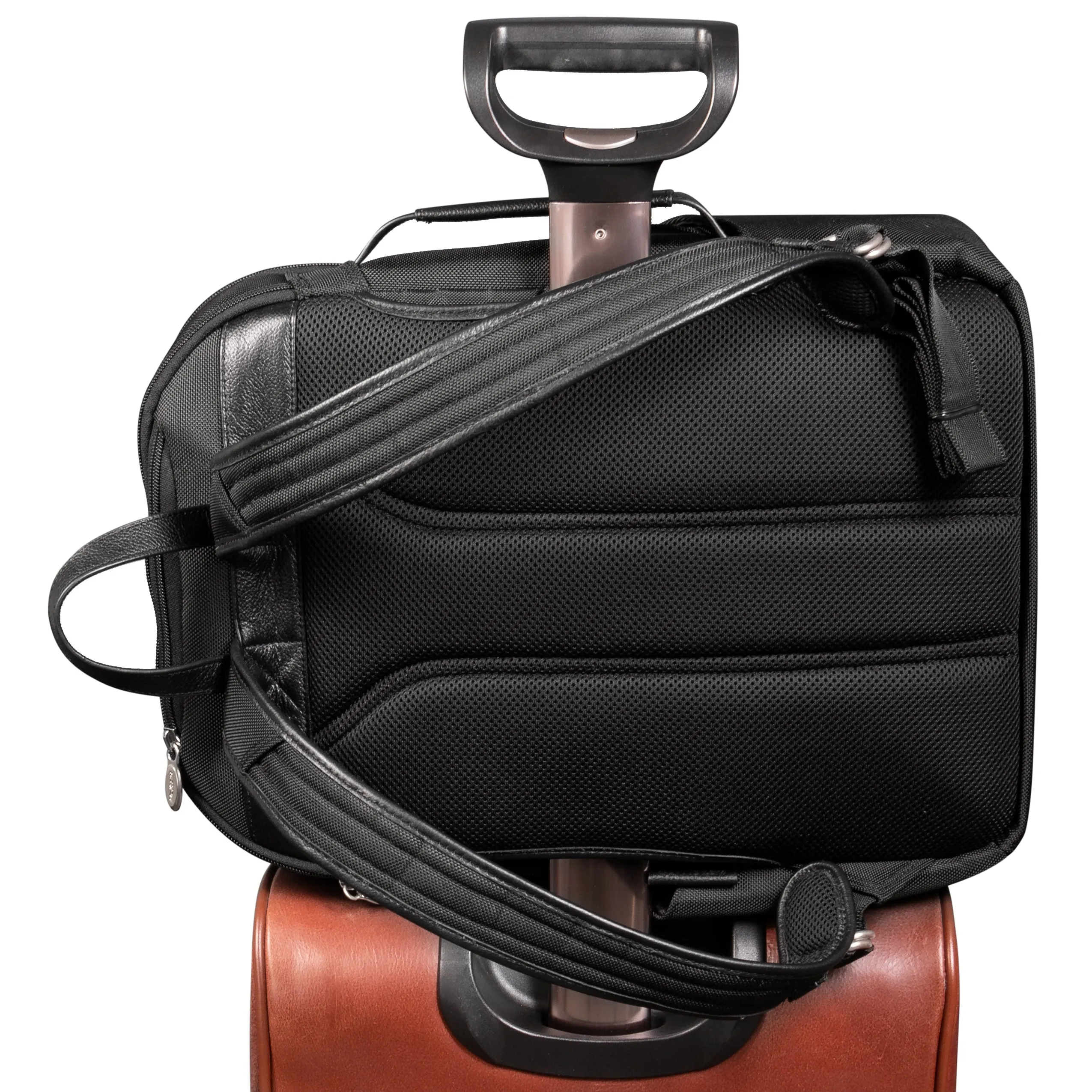 McKlein USA Englewood 17" Nylon Triple Compartment Carry-All Laptop & Tablet Weekend Backpack