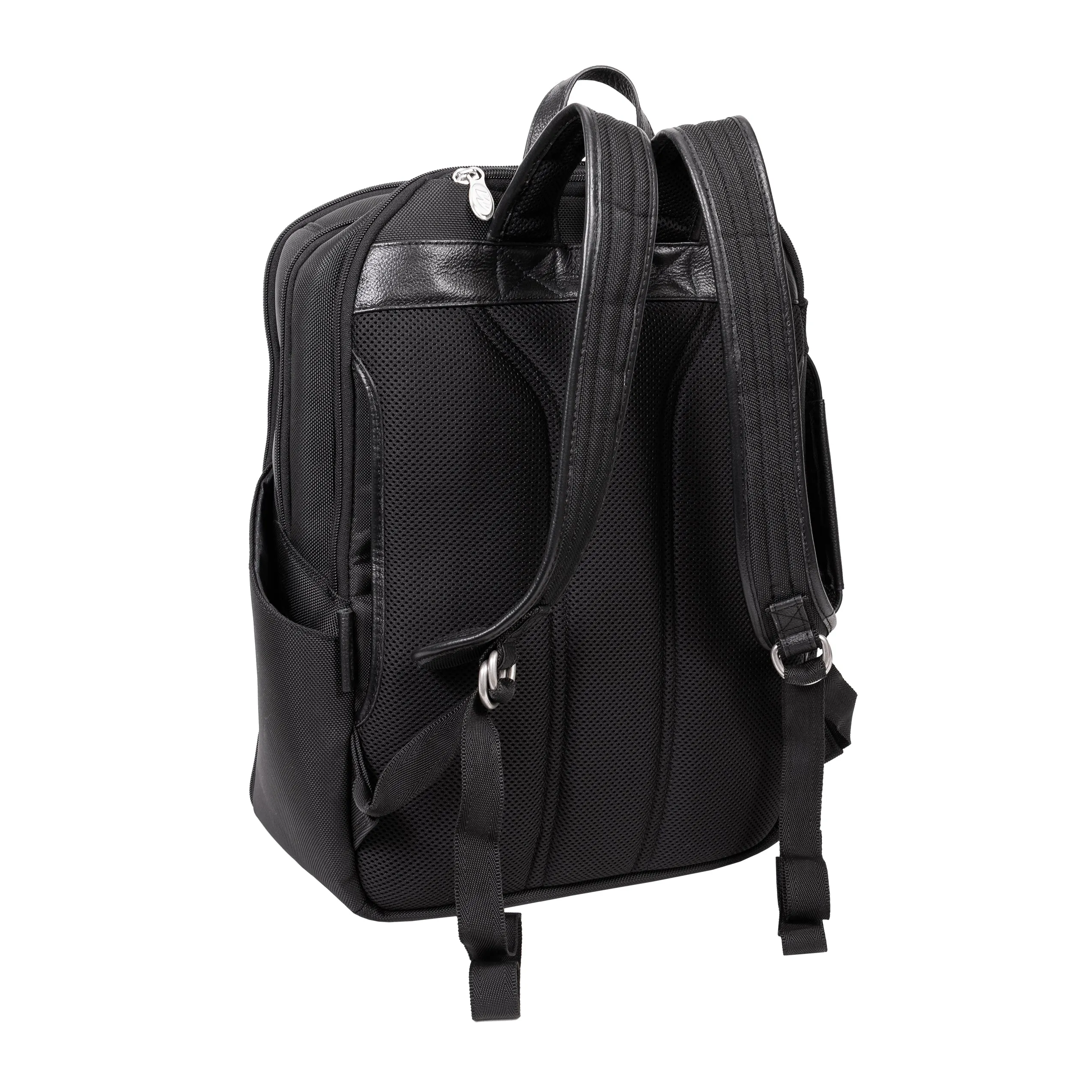 McKlein USA Englewood 17" Nylon Triple Compartment Carry-All Laptop & Tablet Weekend Backpack