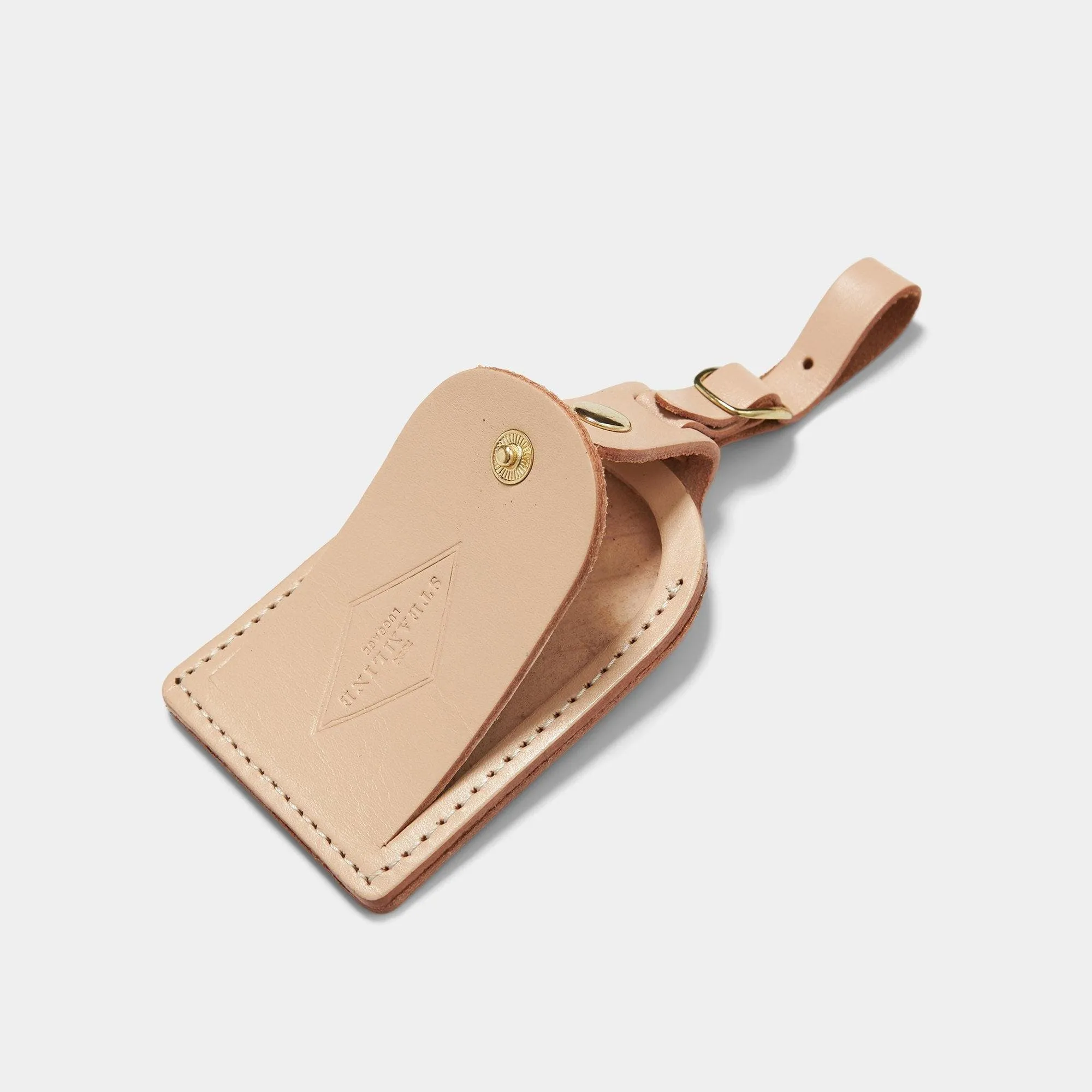 Nude Leather - Luggage Tag