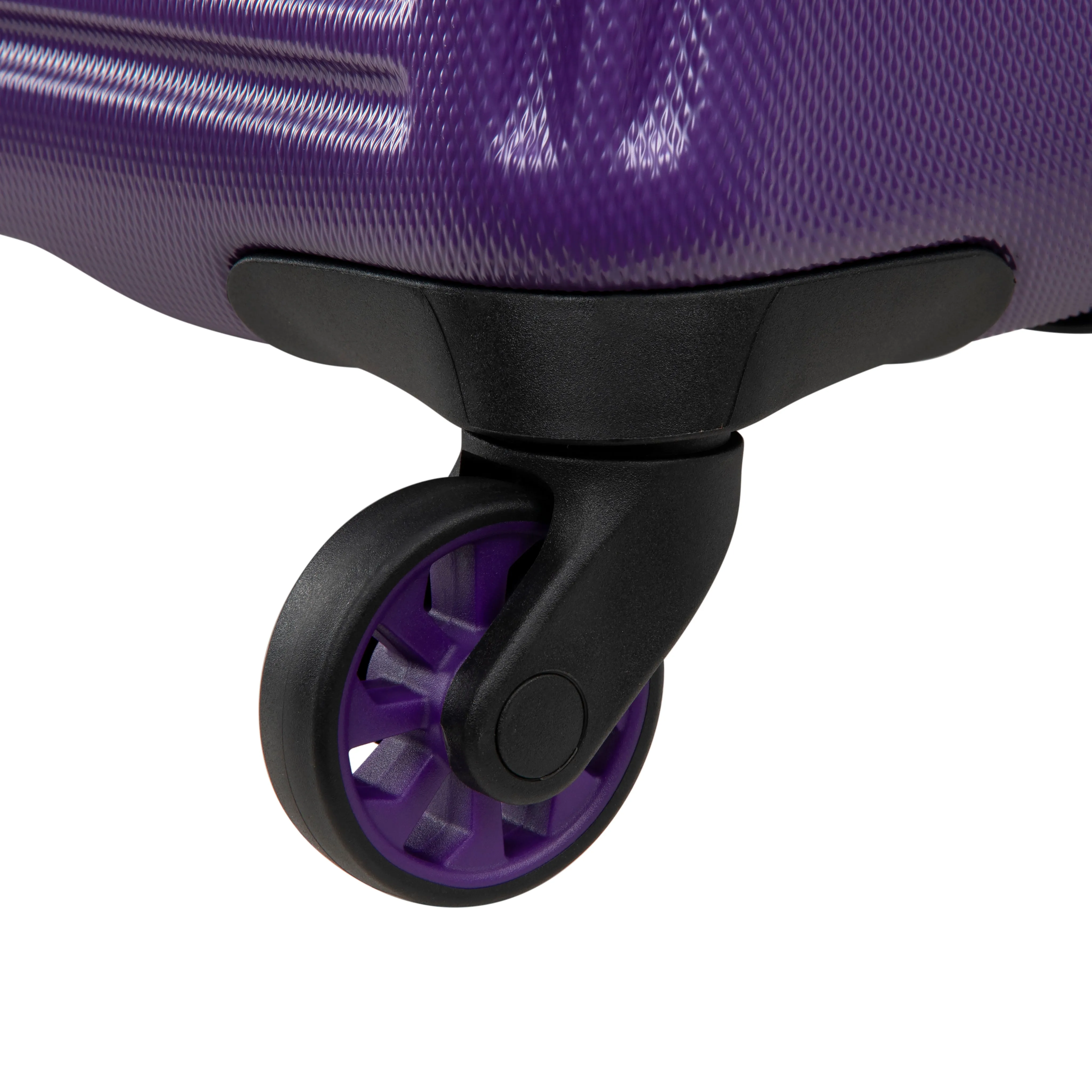 Shutter 27" Hardside Checked 4 Wheel Spinner (Purple)