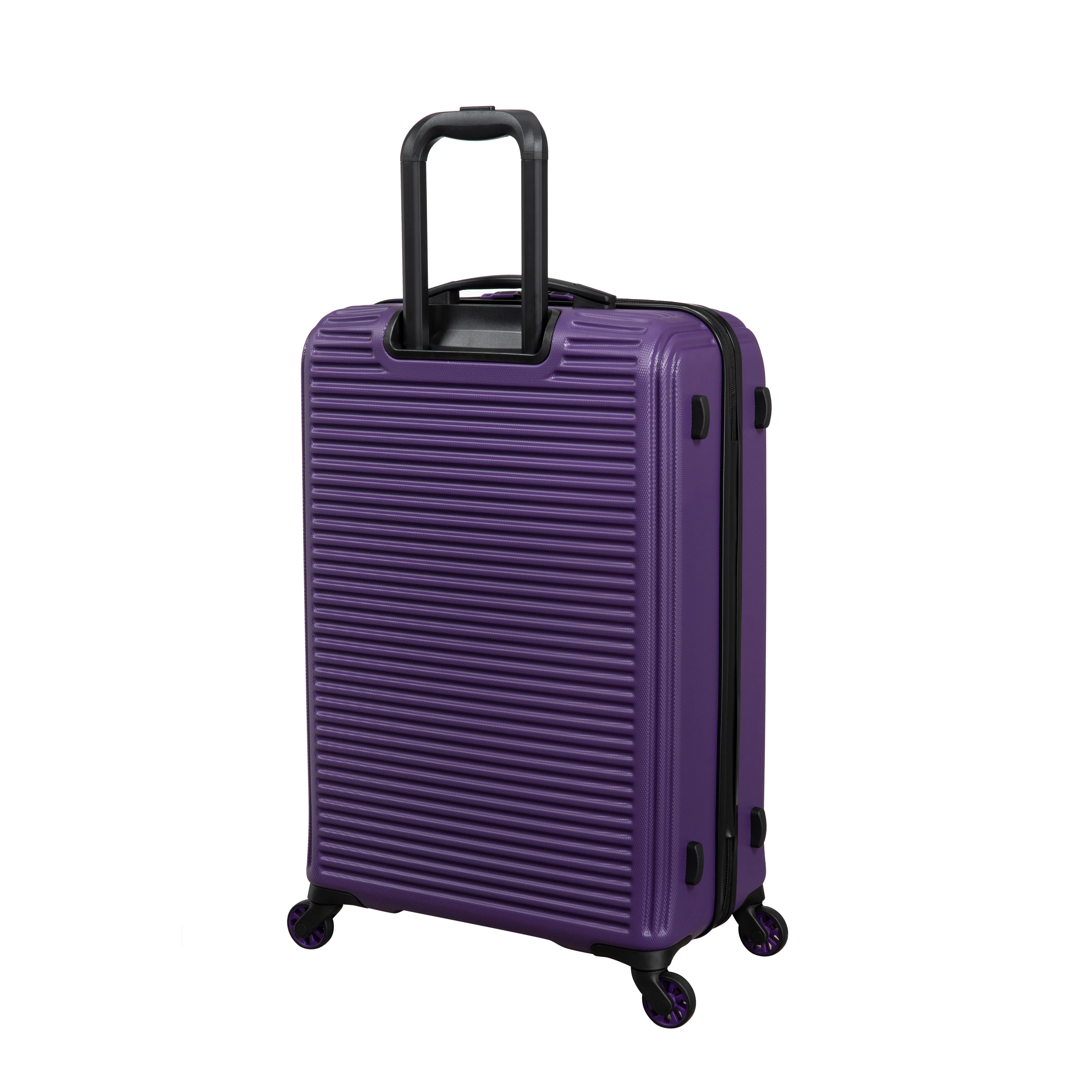 Shutter 27" Hardside Checked 4 Wheel Spinner (Purple)