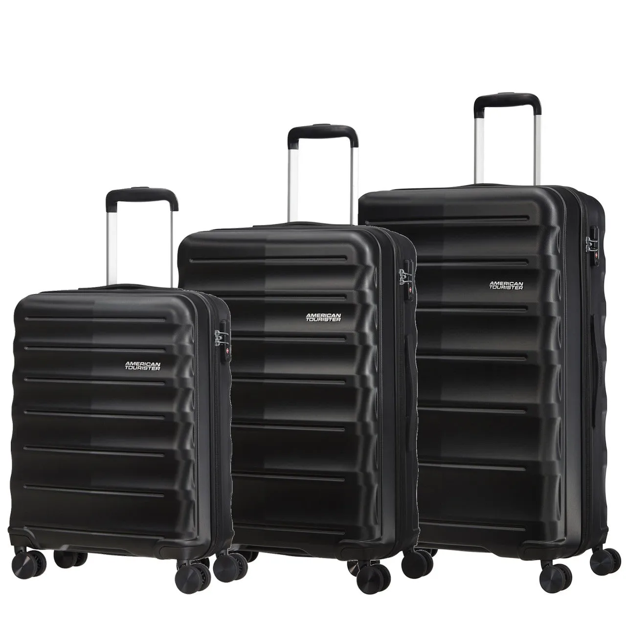 Speedlink 3 Piece Luggage Set (55cm, 67cm, & 77cm) - Black