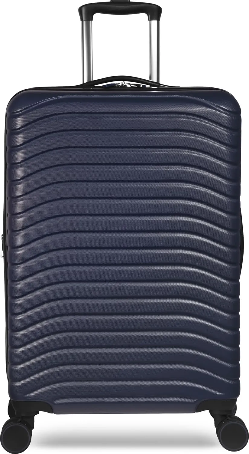 TOTAL TRAVELWARE Everest Expandable Hardsided Spinner, 24-Inch Checked Medium