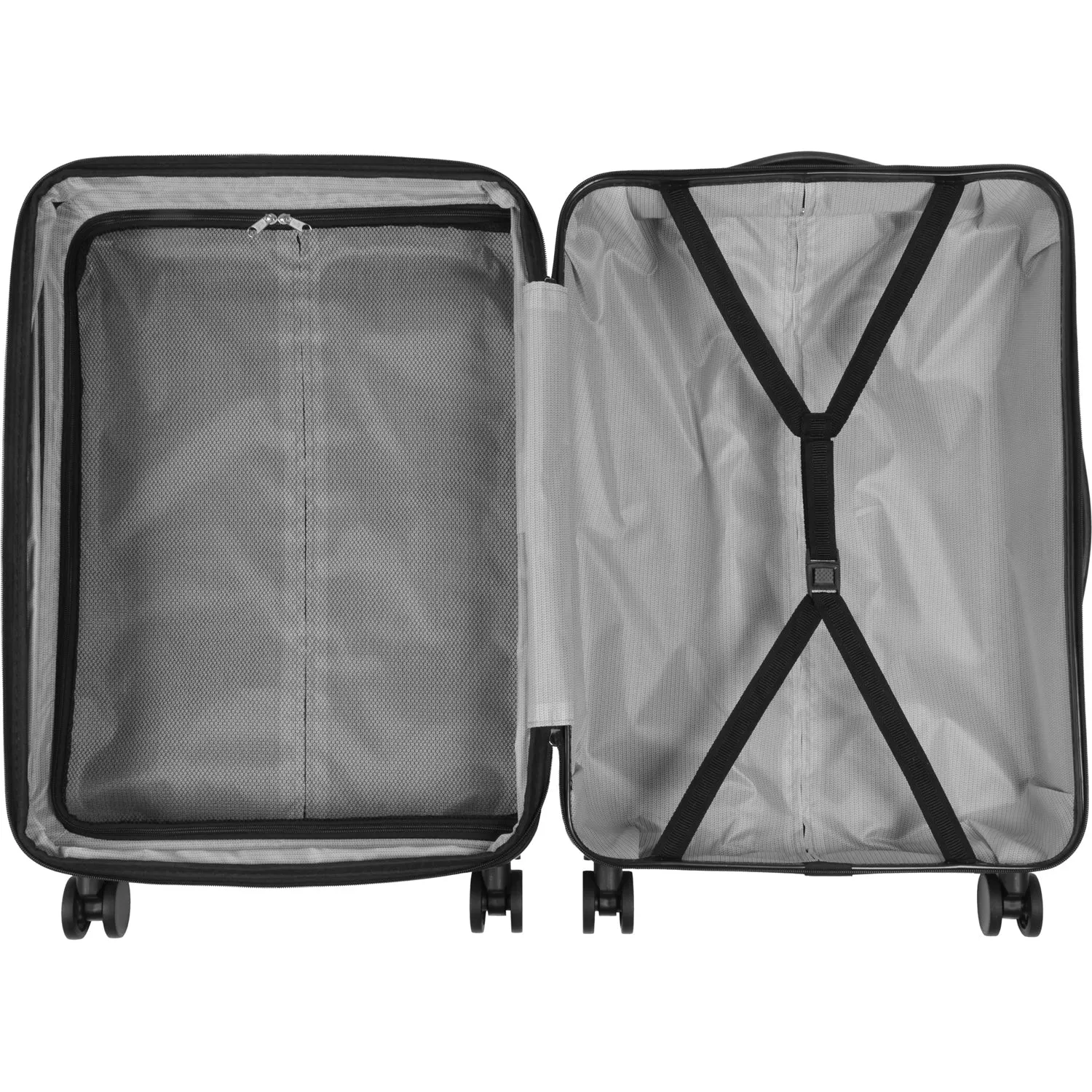 TOTAL TRAVELWARE Everest Expandable Hardsided Spinner, 24-Inch Checked Medium