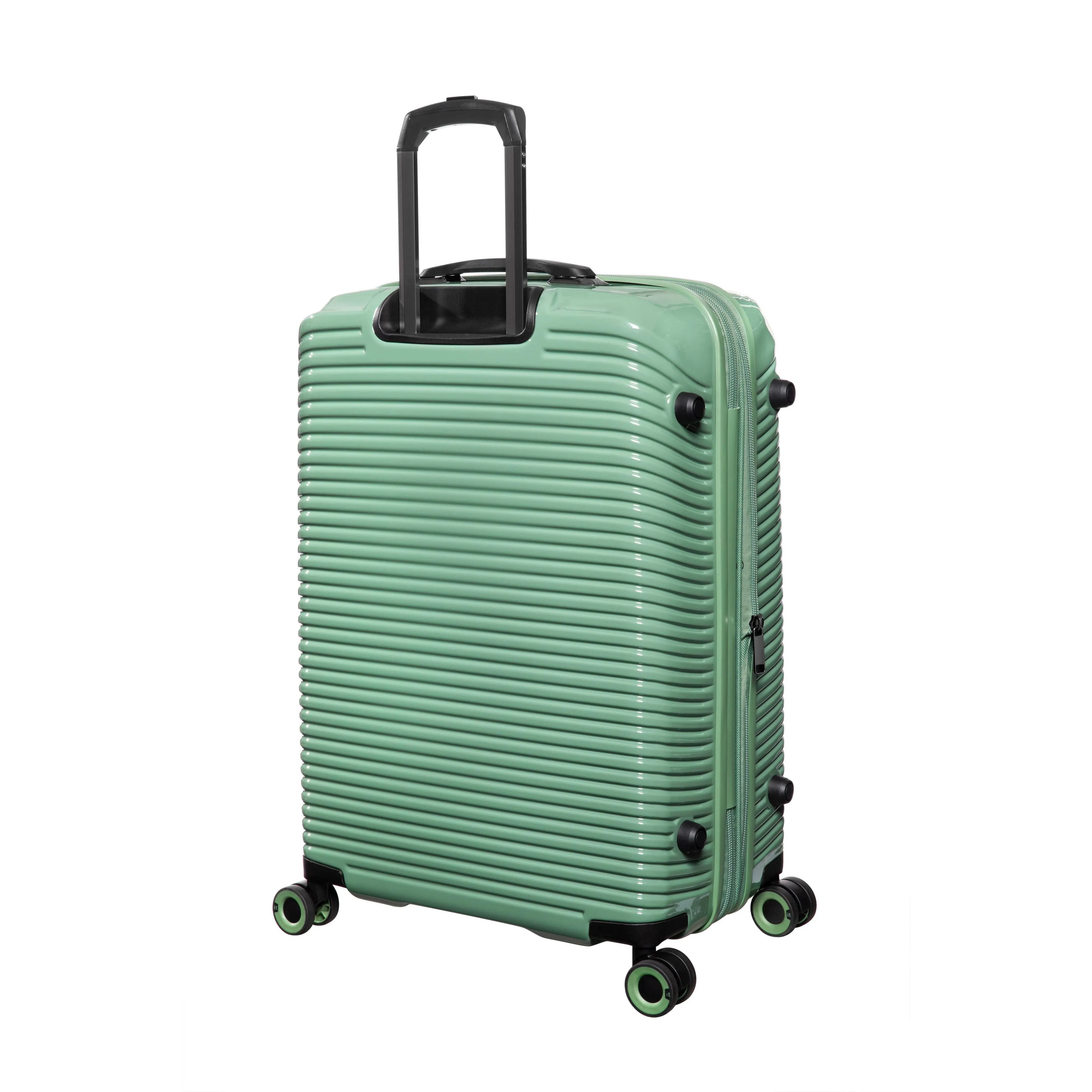 Traversed 28" Hardside Checked 8 Wheel Expandable Spinner (Hedge Green)