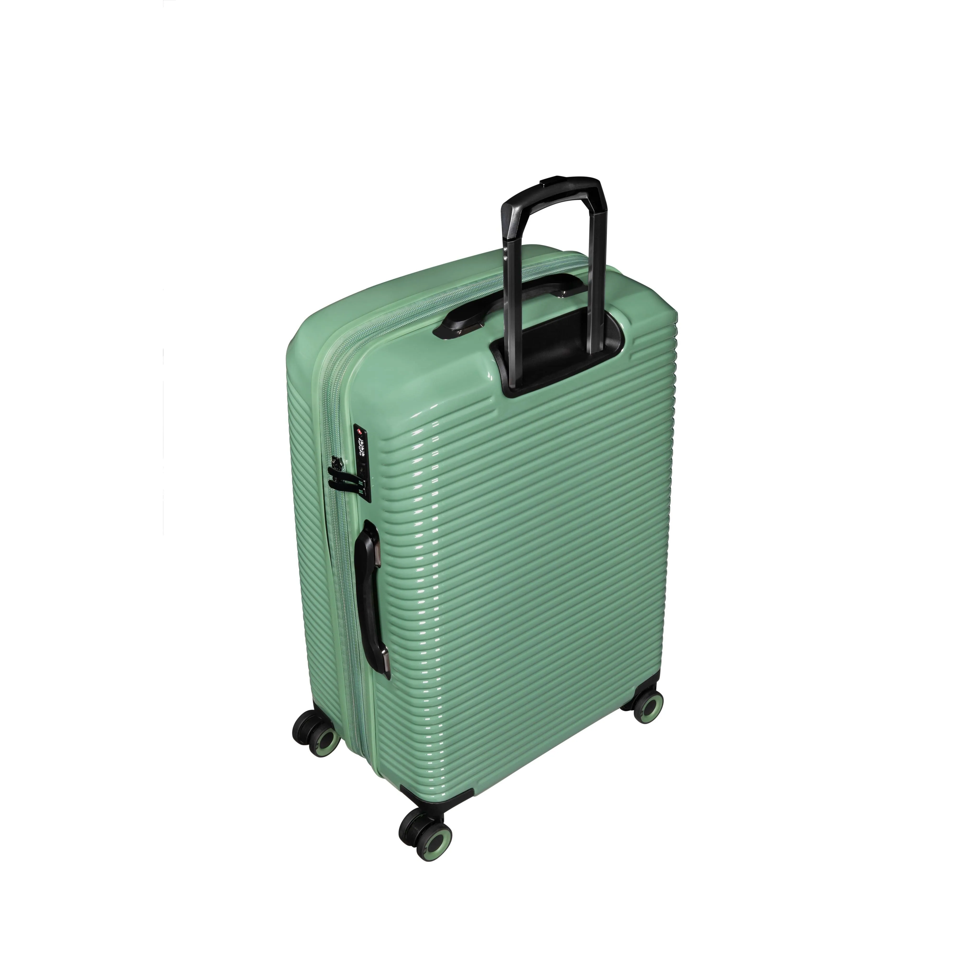 Traversed 28" Hardside Checked 8 Wheel Expandable Spinner (Hedge Green)