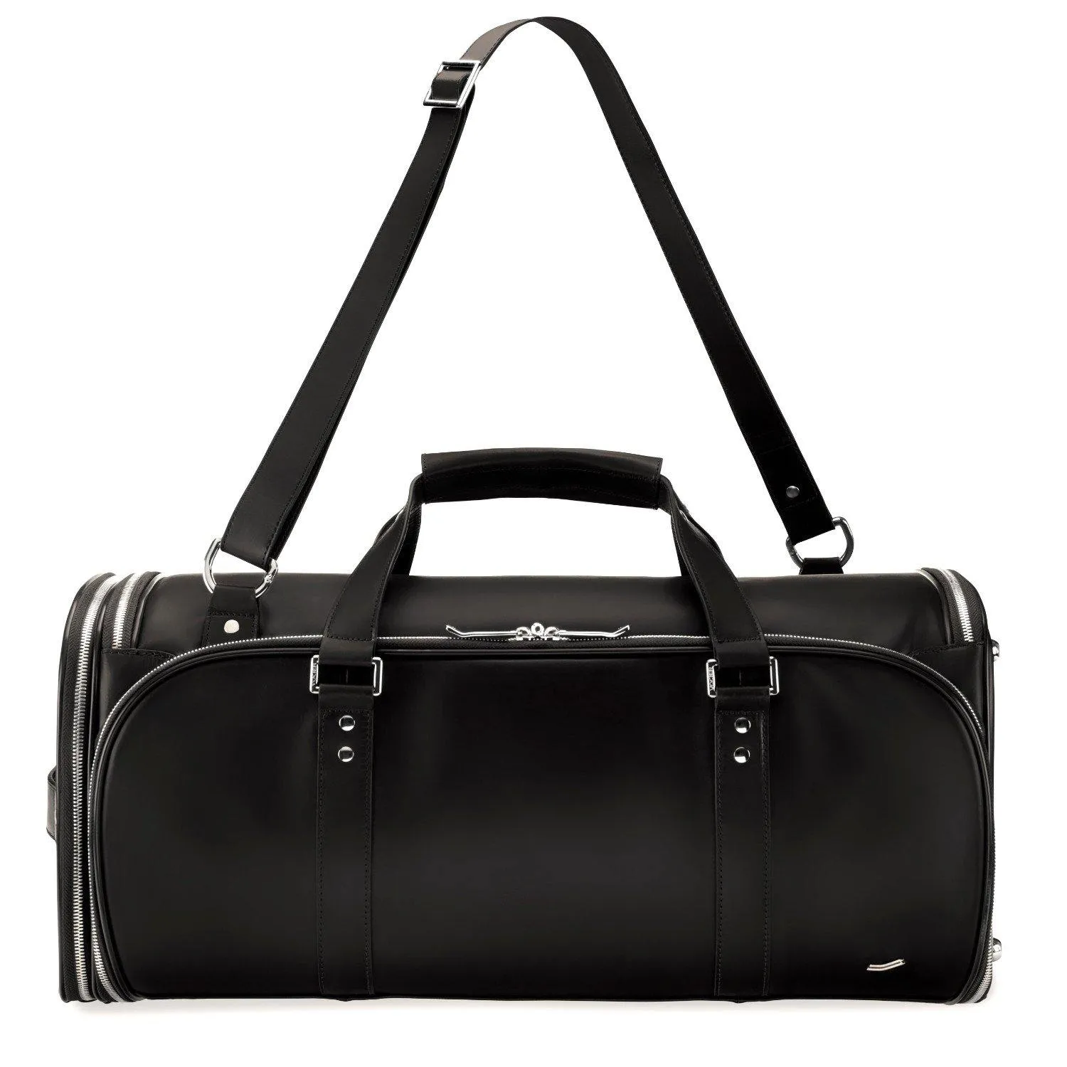 Vocier 2-Piece Travel Set Leather Travel Bag & Dopp Kit