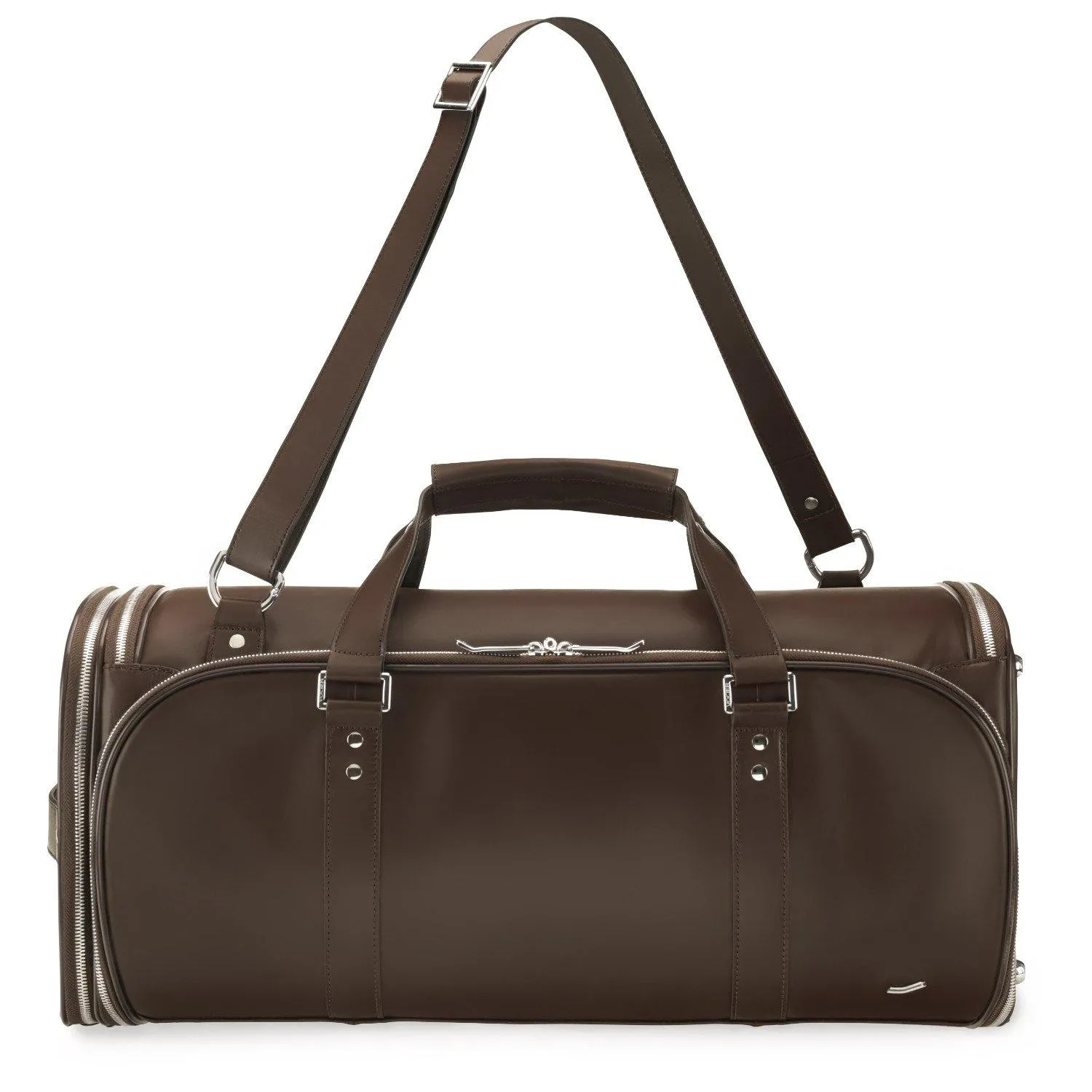 Vocier 2-Piece Travel Set Leather Travel Bag & Dopp Kit