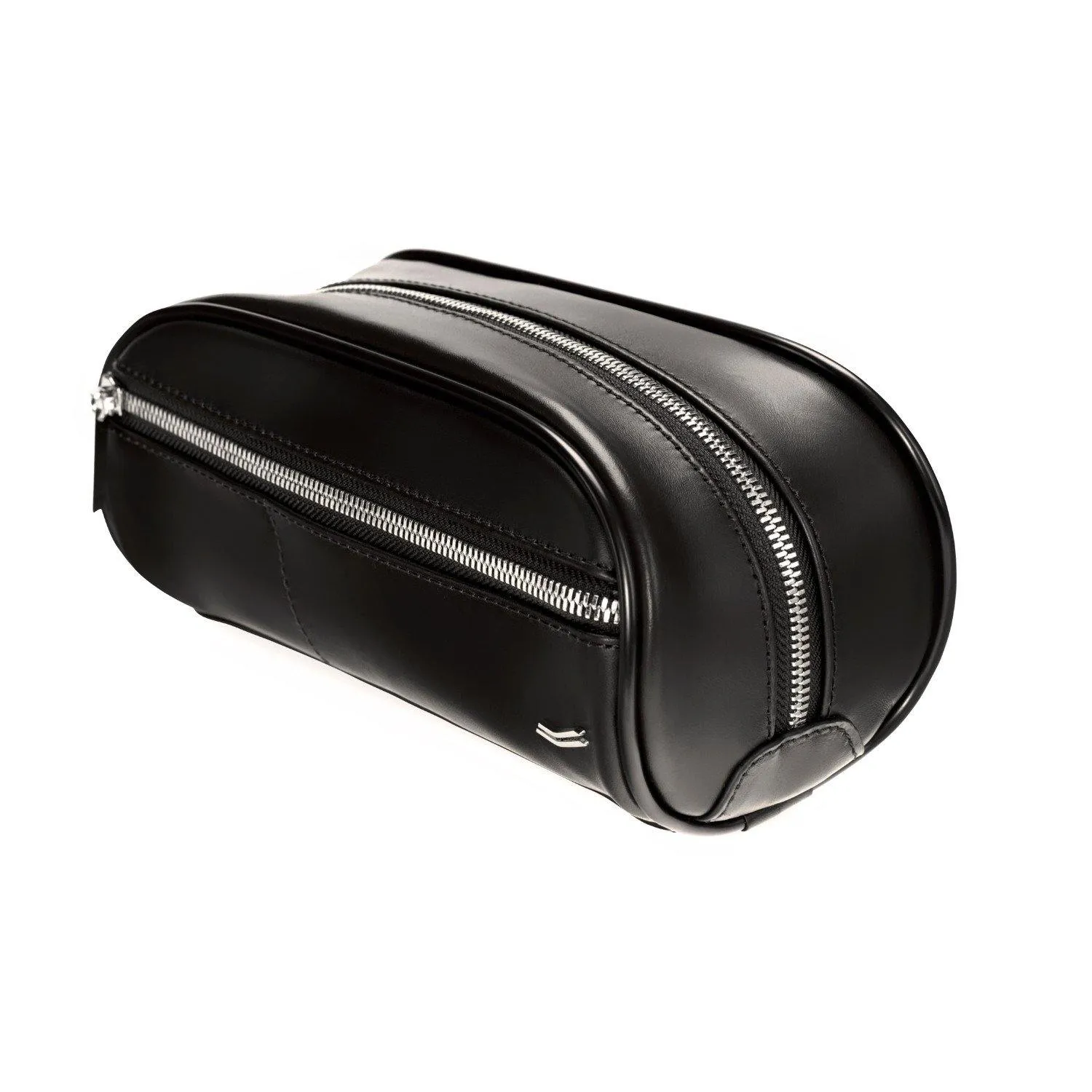 Vocier 2-Piece Travel Set Leather Travel Bag & Dopp Kit